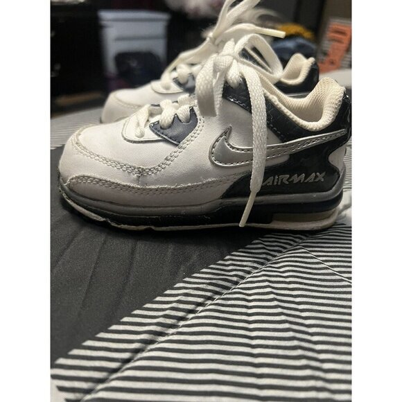 Nike Air Max 90 LTR Run White Black Platinum White GS 833412-104 Sz 7‎ C - Picture 2 of 7